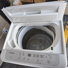 洗濯機5.0ｋｇ　Panasonic　NA-F581  製造年２０２３年　の画像