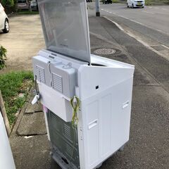 ２０１６年製　シャープ SHARP 乾燥一体式洗濯機 （8.0kg） シルバー系 ES-GX850-Sの画像