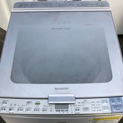２０１６年製　シャープ SHARP 乾燥一体式洗濯機 （8.0kg） シルバー系 ES-GX850-Sの画像