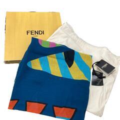 186005 現状品 FENDI フェンディ スカーフ　大判 ファッション 小物 レディース ウール/コットン [1000023936910]の画像