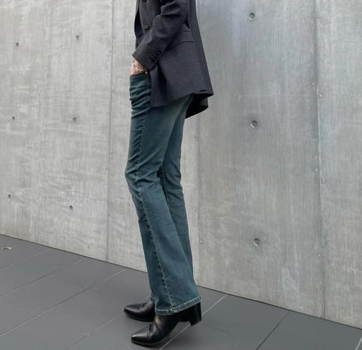 PANERO フレアデニムパンツ