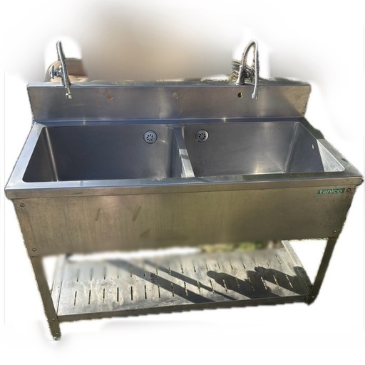 ダブルシンク　ステンレス製　流台　業務用