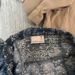 Tシャツ、半ズボン、甚兵衛セット　110の画像