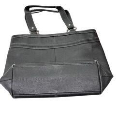 186000 現状品 COACH コーチ トートバッグ レザー  F14683  ブラック [1000027774587]の画像