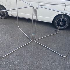 美品　ステンレス製　布団干し　物干しの画像
