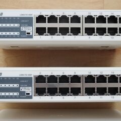 16ポート スイッチングハブ 4個セットの画像