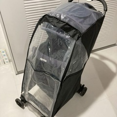 Aprica カルーンエアー レインカバー&フットマフ付きの画像