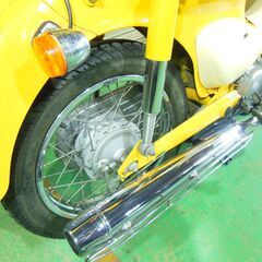 ホンダ50ccリトル・カブAA01　黄色原付バイクの画像