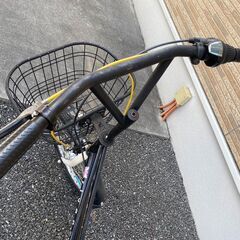 【中古・良品】20インチ自転車・６段変速・黒・使用歴約２年の画像