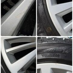 溝有り スタッドレスセット BMW アクティブツアラー純正 マルチスポーク481の画像