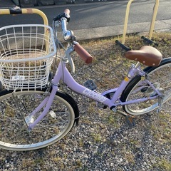 お薦め品‼️美品‼️女の子用‼️子供用自転車24インチ 外装6段ギアの画像