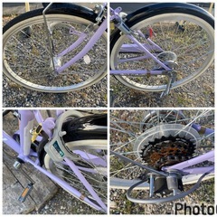 お薦め品‼️美品‼️女の子用‼️子供用自転車24インチ 外装6段ギアの画像