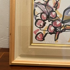 原信之の絵画　額縁付きの画像