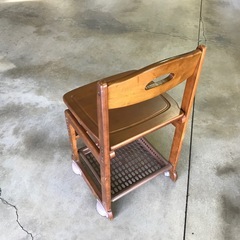 木製学習イスの画像