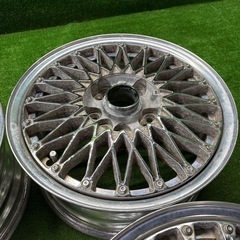 社外　15インチ　ホイール　5.5J？　+45 PCD114.3 マルチ　メーカー不明　再出品　S50610014の画像