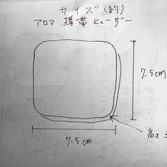 ⭐︎ 美しいアロマヒューザー携帯用・MUJIの画像