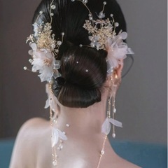 フラワーヘアクリップの画像