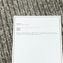 iPhone15 256GB SIMフリー 黒ブラックの画像