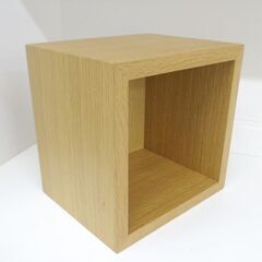 無印良品 MUJI 壁に付けられる家具 箱 1マス(石こうボード専用） 横19×奥行15.5㎝ 高さ19㎝ 付属パーツあり 札幌 北20条店の画像