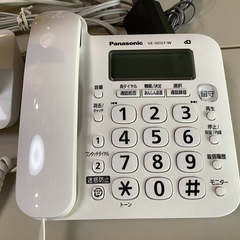 【リサイクルサービス八光】パナソニック  電話機 ホワイト VE-GD27-W [子機1台]の画像