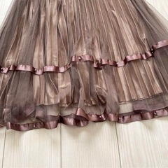 チュールスカートの画像