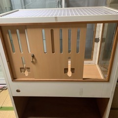 ペットケージ ガラスケージ 収納  ゲージの画像