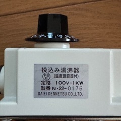 投げ込み湯沸器の画像