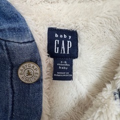 baby GAP フード付きベビーベスト 3-6ヶ月　60㎝の画像