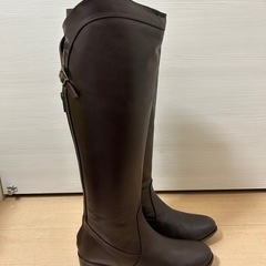 レディース　本革ロングブーツ　23.5の画像