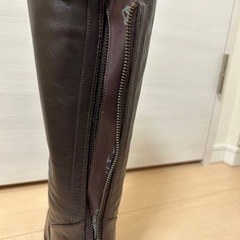 レディース　本革ロングブーツ　23.5の画像