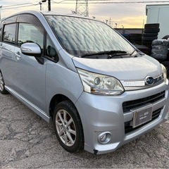 【支払総額10.8万円】激安軽自動車！ステラカスタム（ムーヴ）車検令和8年10月 即日納車ok TV バックカメラ の画像