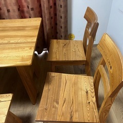 【お話中】 ダイニングテーブルセット★他の掲載品とまとめ買いの方優先★の画像
