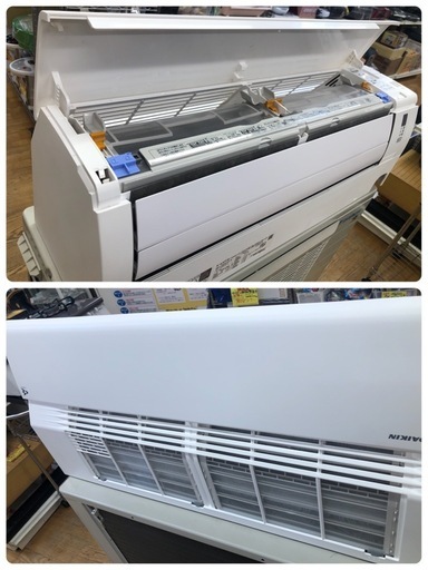 ★値下げしました★K028ジモティ特別価格?★ダイキン製★2024年製冷暖房兼用エアコン14畳用200V★室外電源タイプ3カ月間保証付