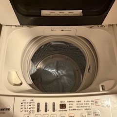 Hisense洗濯機(無料))の画像