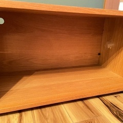 無印良品 テレビボード オーク色の画像