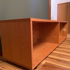 無印良品 テレビボード オーク色の画像