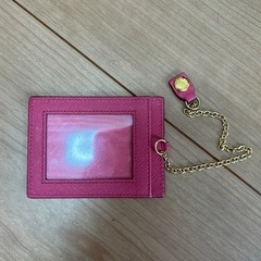 PRADA サフィアーノ フラップ長財布 三角ロゴ レザー ピンクの画像