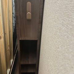 収納たくさんダブルベッドの画像