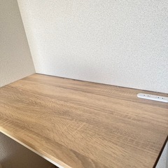 コンセント付き デスクチェアセットの画像
