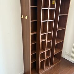 stp-3431　本棚　ブラウン　幅115cm　大容量　書棚　ブックシェルフ　コレクションボード　オープンラック　キャビネット　棚　収納棚　本　文庫　コミック　小物　収納の画像