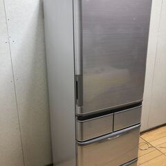 【美品・2019年製】SHARP シャープ ノンフロン冷凍冷蔵庫 SJ-W412E-S 5ドア 冷蔵庫 内容積412L 【糸島市内 送料無料】88271-13-050の画像