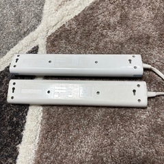 電源コード　テーブルタップ　2個  各2mの画像