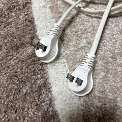 電源コード　テーブルタップ　2個  各2mの画像