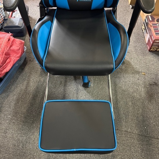 GTRACING ゲーミングチェア ブラック ブルー GT909