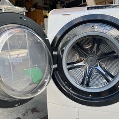 ＨＩＴＡＣＨＩ　ドラム式洗濯乾燥機　洗濯機　洗濯１１．０ｋｇ／乾燥６．０ｋｇ　ホワイト　ビッグドラム　ヒートリサイクル乾燥　ナイアガラ洗浄　湿度コントロール　自動おそうじ　２０１７年製　ＢＤ－ＳＶ１１０ＡＬの画像
