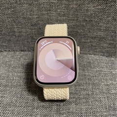 極上品　Apple Watch 9 (GPS+セルラー) 45mm すたーらいとスターライトの画像