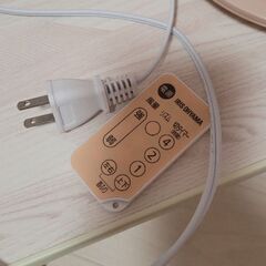 サーキュレーター扇風機（ピンク／ピーチカラー）リモコン付き の画像
