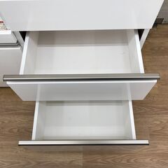 ★リユースのサカイ春日部店★KJ11884  食器棚 ホワイト H191×W90×D43 クリーニング済みの画像