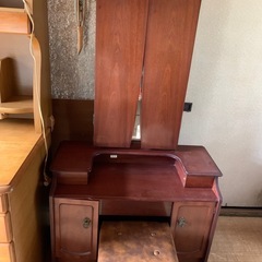 三面鏡ドレッサー　　アンティーク
の画像