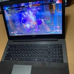 ゲーミングPC NEC Ryzen 7搭載 /HDD 1TB/8GB/Windows11/Office ゲーミングノートの画像